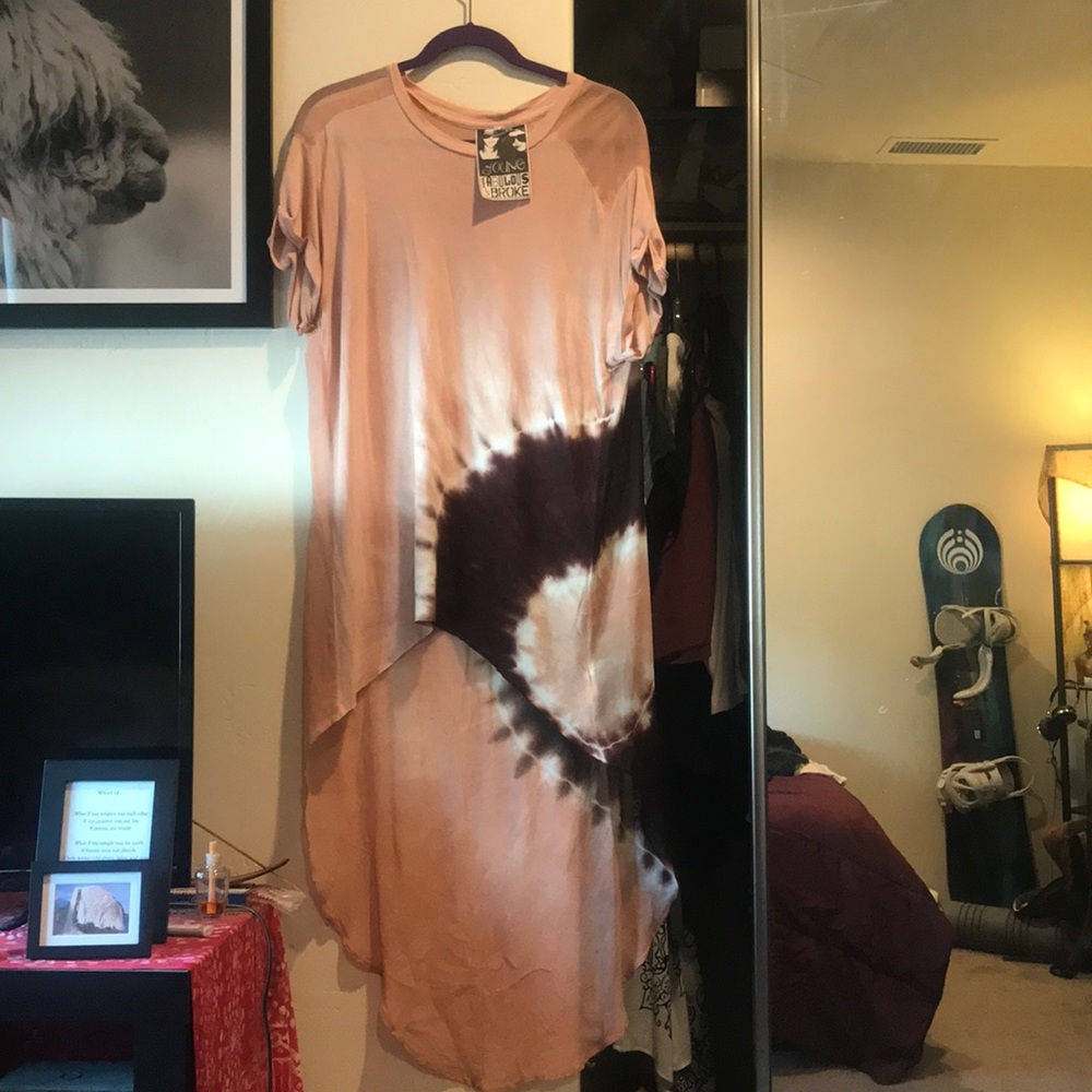 Soft flowy tie dye tunic